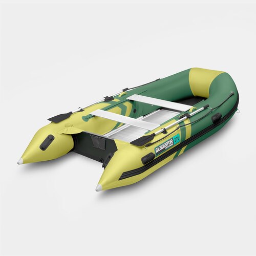 Надувная лодка GLADIATOR B370AL зелено-оливковый