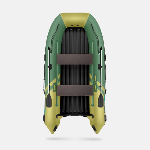 Надувная лодка GLADIATOR E450S зелено-оливковый