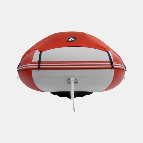Надувная лодка GLADIATOR E420PRO красно-белый