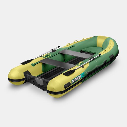 Надувная лодка RIB GLADIATOR AL 380 зелено-оливковый (СПб)