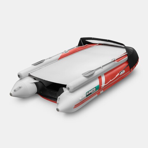 Надувная лодка GLADIATOR E420X красно-белый