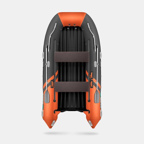 Надувная лодка GLADIATOR E420S оранжево/темно-серый