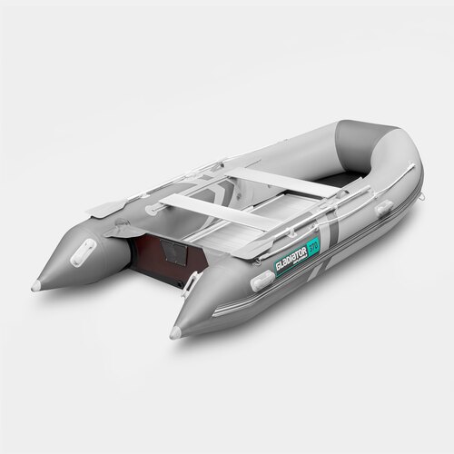 Надувная лодка GLADIATOR B370AL светло-темносерый