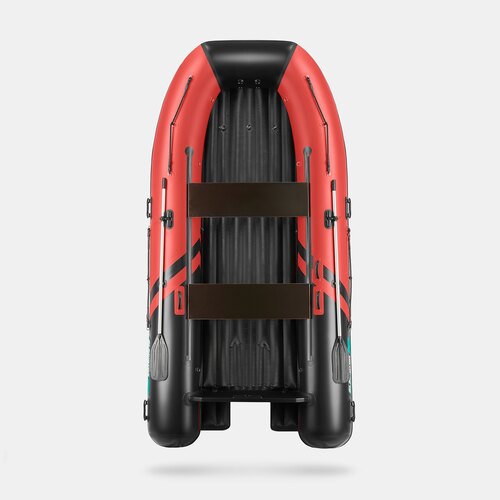 Надувная лодка GLADIATOR E450S JET красно-черный