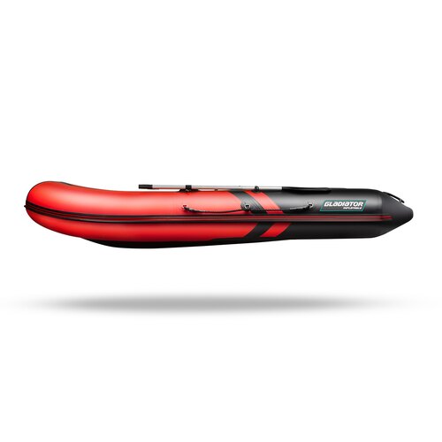 Надувная лодка GLADIATOR B330 красно-черный