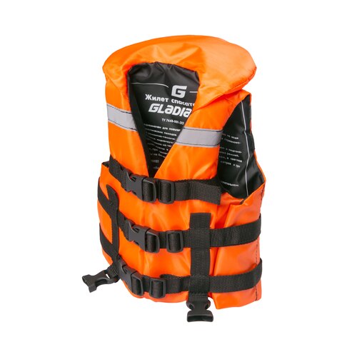 Жилет спасательный GLADIATOR 70-90 кг XL с воротником